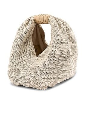 Cleobella Nia Crochet Handbag in Ivory